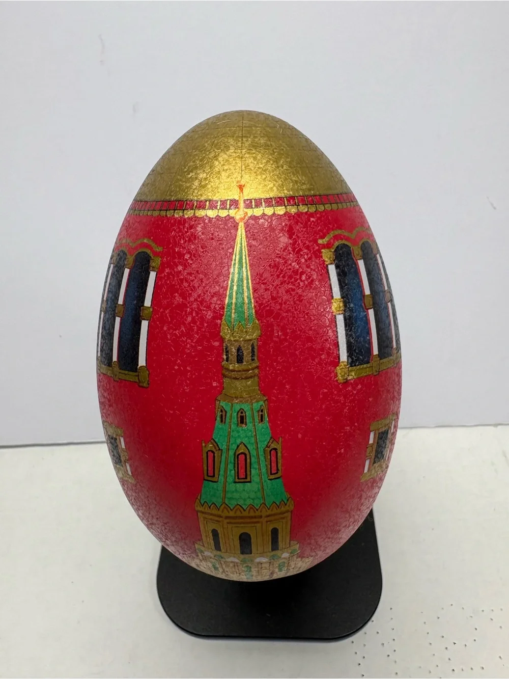 Beautiful Vincenzo Tin Litho Faberge Easter Eggs Candy Tins Containers